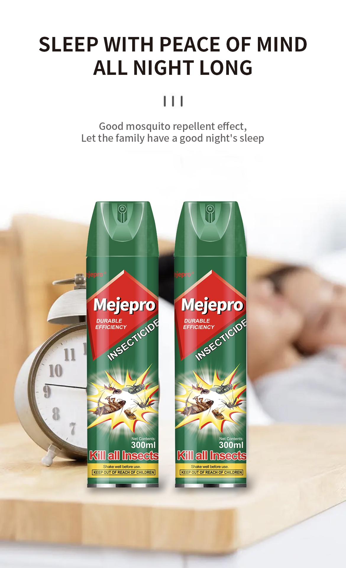 how to spray insecticide around house