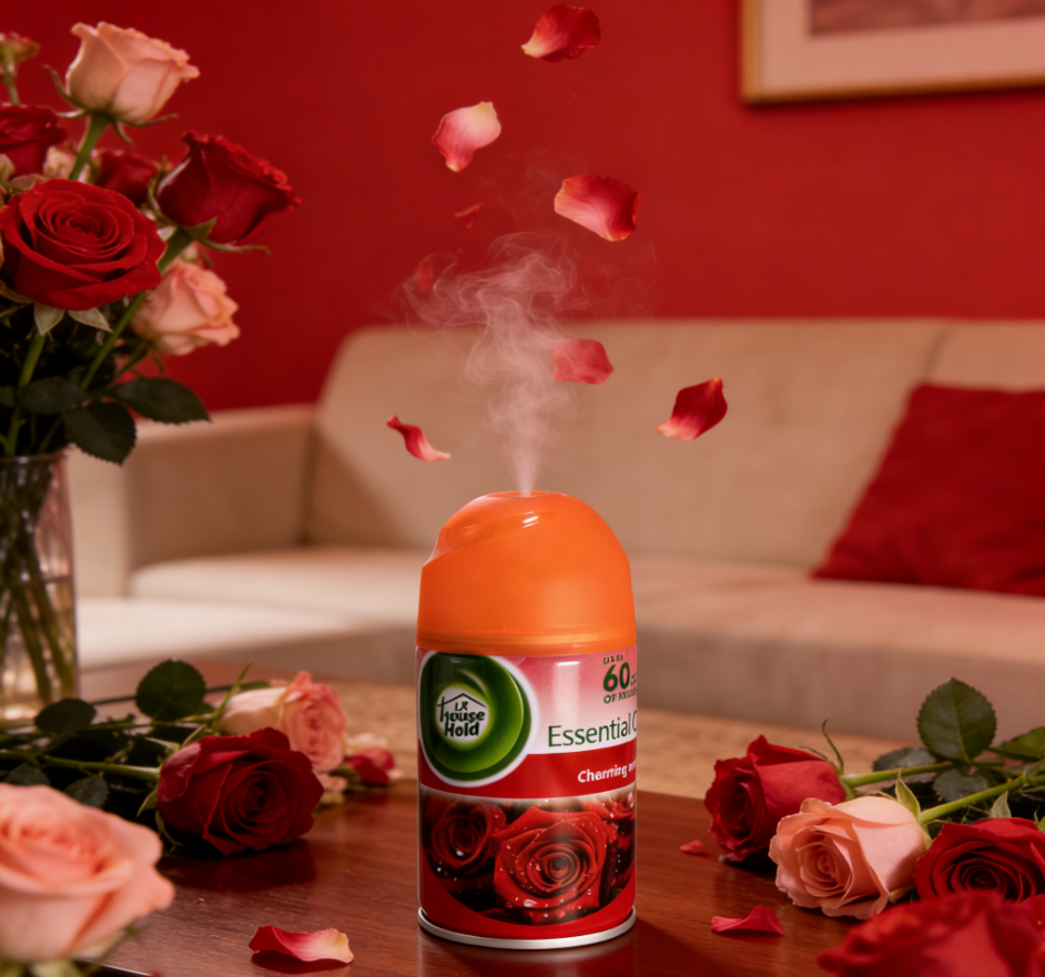 Does air freshener cause bacteria on plush carpets?