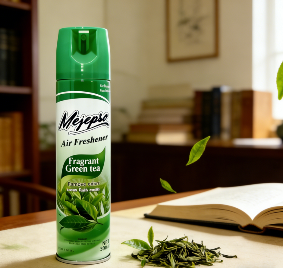 Does air freshener slick wooden floors?